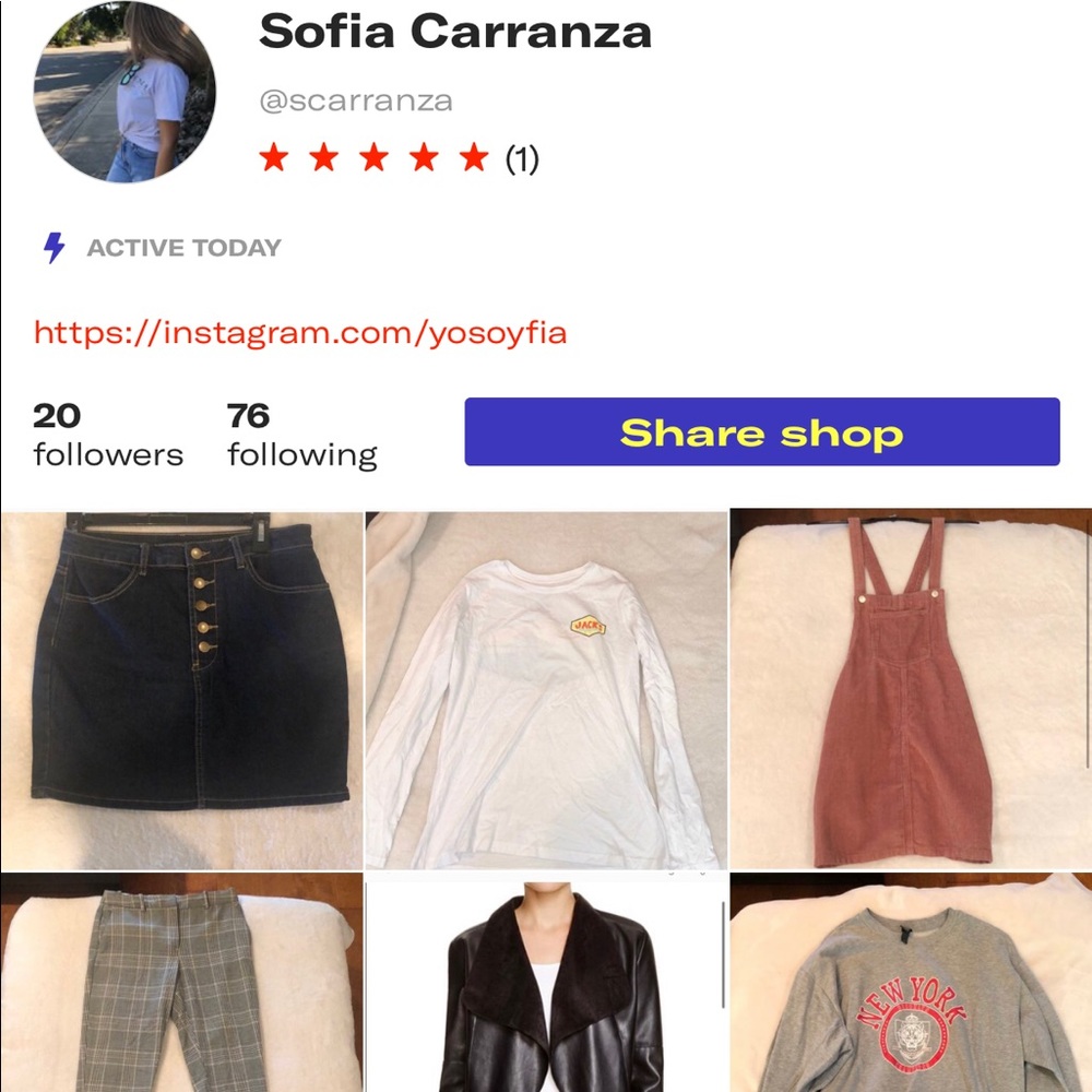 my depop page!